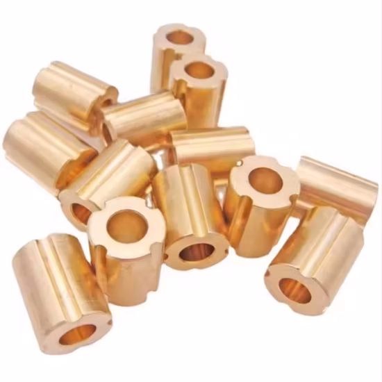 Custom Machine Processes Non-Standard Precision Hardware Parts CNC Yellow Bronze Parts
