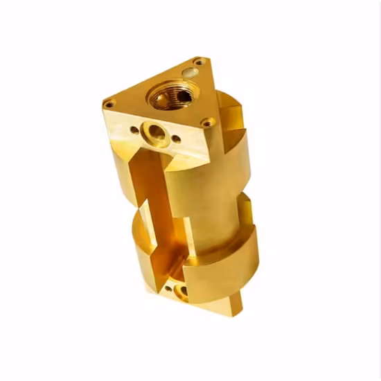 Custom Machine Processes Non-Standard Precision Hardware Parts CNC Yellow Bronze Parts