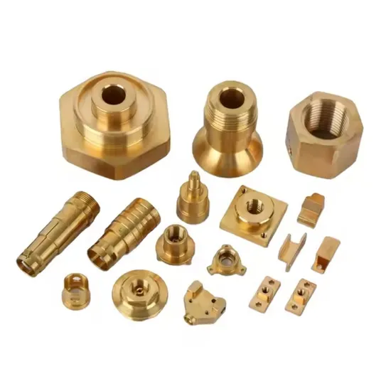 Custom Machine Processes Non-Standard Precision Hardware Parts CNC Yellow Bronze Parts