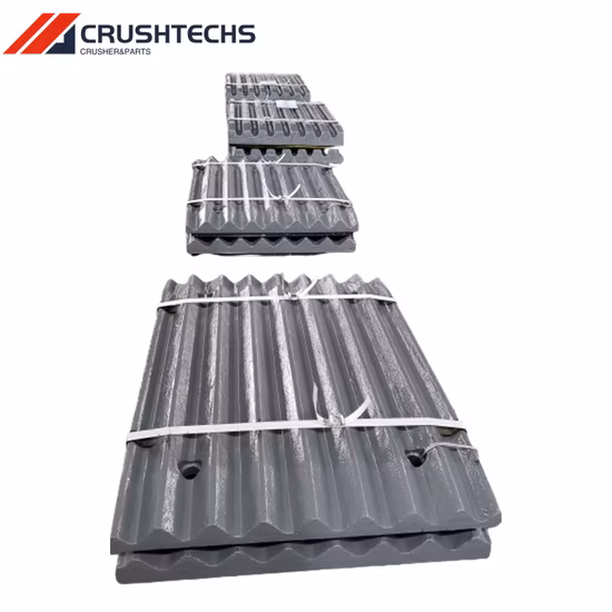 Factory Directly Sell China Produce Jaw Plate Jaw Crusher Spares
