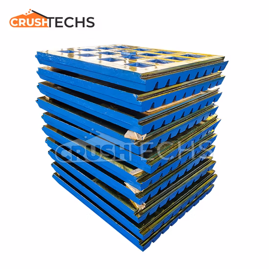 Factory Directly Sell Fixed Jaw Die High Mn Casting Trio CT3254 Jaw Crusher Spares